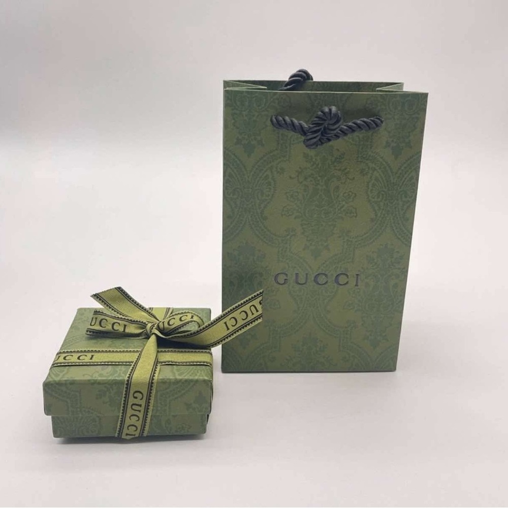 Gucci Full Inclusion Enamel Rainbow Ghost Pendant Necklace With Gift Bag & Box - Picture 6 of 16